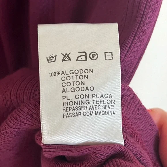 Embroidered Purple Tank Top - Picture 6 of 8